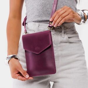 Portland Leather Parker Phone Bag Lollipop Crossbody Bag NWT